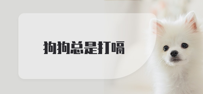 狗狗总是打嗝