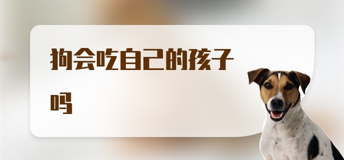 狗会吃自己的孩子吗