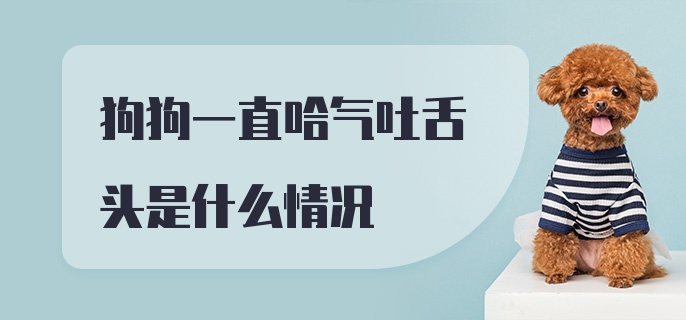 狗狗一直哈气吐舌头是什么情况