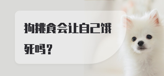 狗挑食会让自己饿死吗？